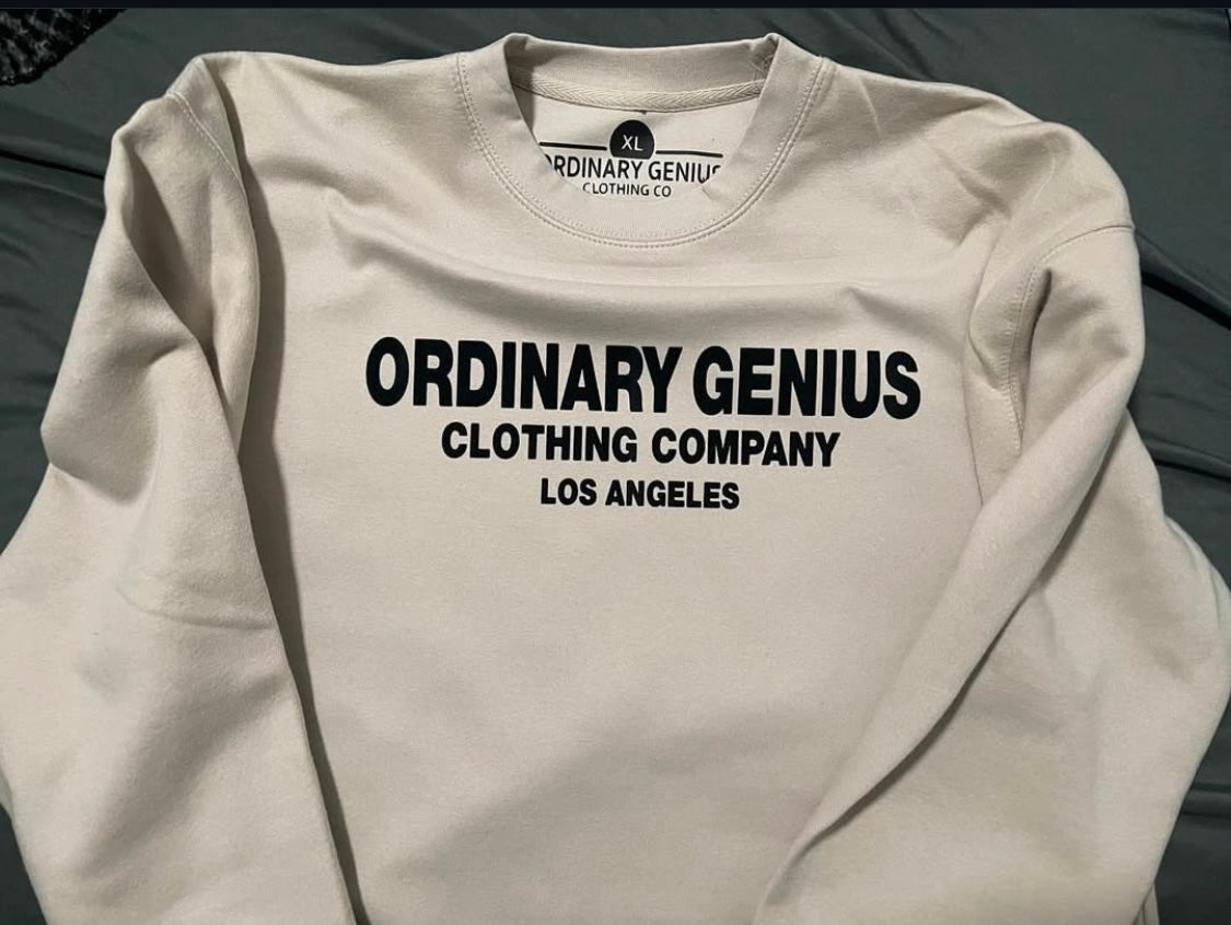Ordinary genius crewneck