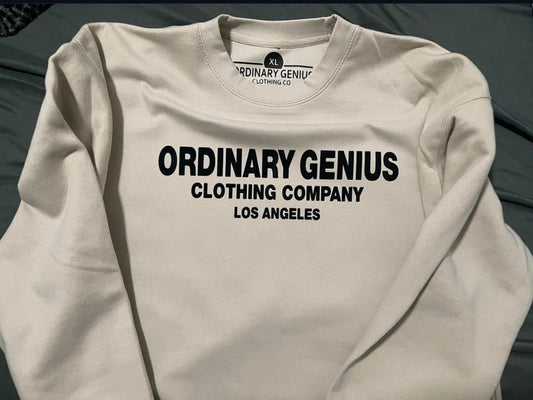 Ordinary genius crewneck